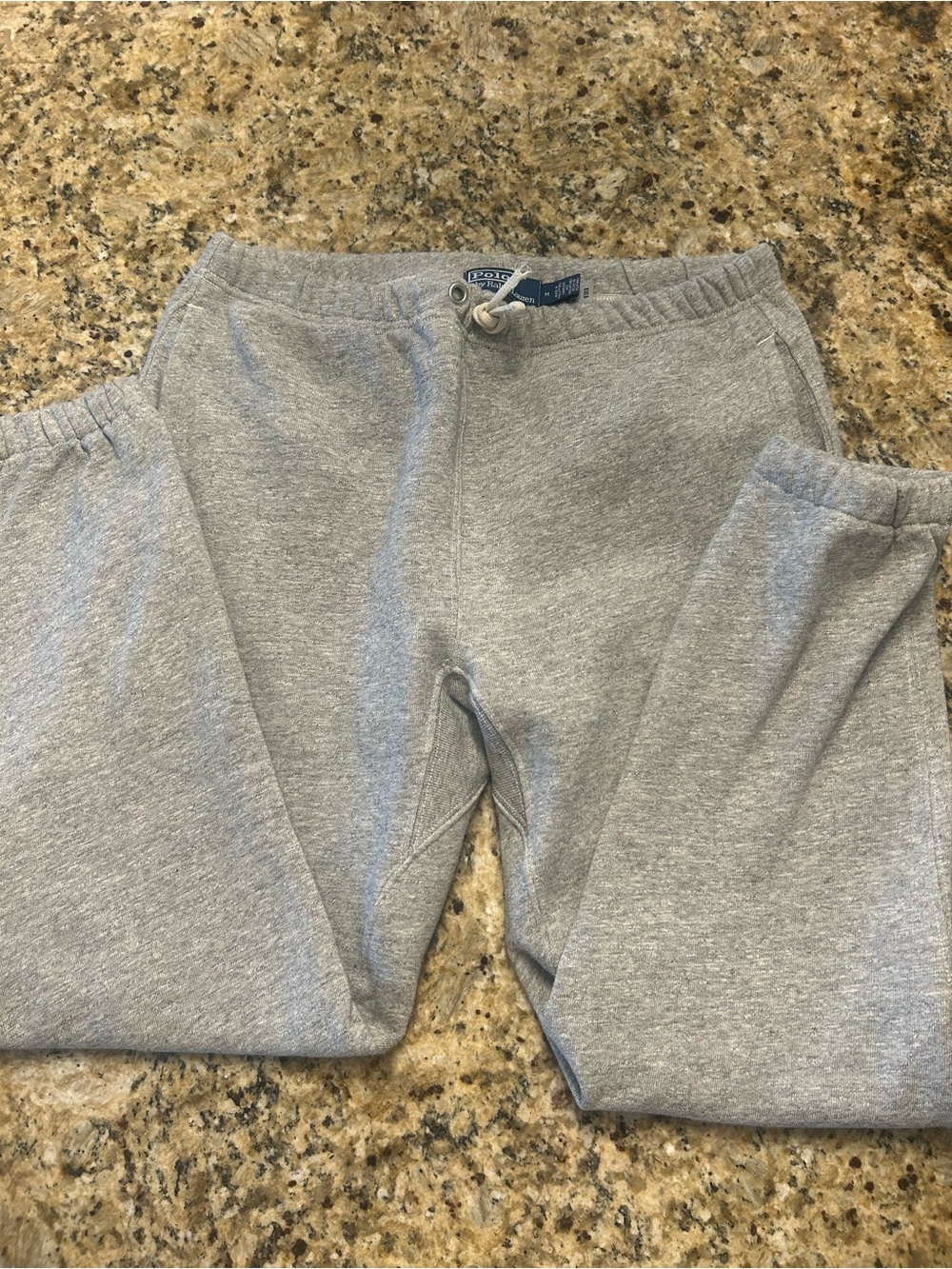 Polo Ralph Lauren Gray Fleece Sweatpants Joggers Mens XL